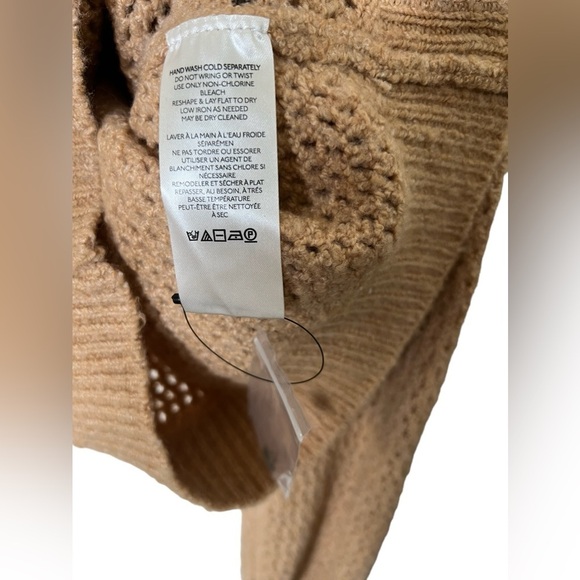 Free People Snowdrift Pullover In Camel Knit Sweater - Picture 11 of 17